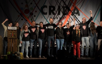 Escenari final de l'acte central de la Crida per Sabadell | Roger Benet